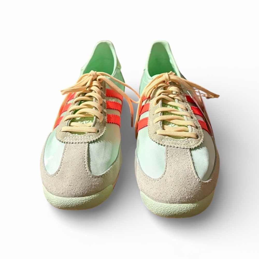 Adidas Women's SL 72 OG Semi Green Spark Solar Orange and Mint Green Sneaker NWT